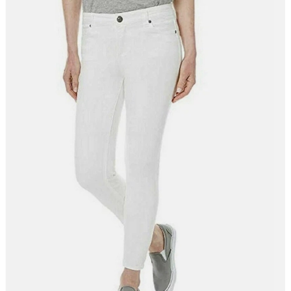David Bitton Buffalo Jeans Women's‎  Aubrey Mid Rise Stretch WHITE 8/29 Resort